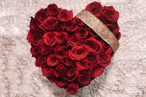 Heart-Shaped Rose Box